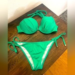 Victoria’s Secret green bikini